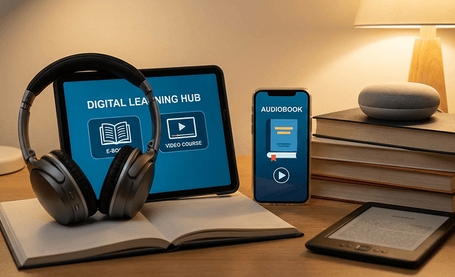 Audio Books and Digital Learning Materials