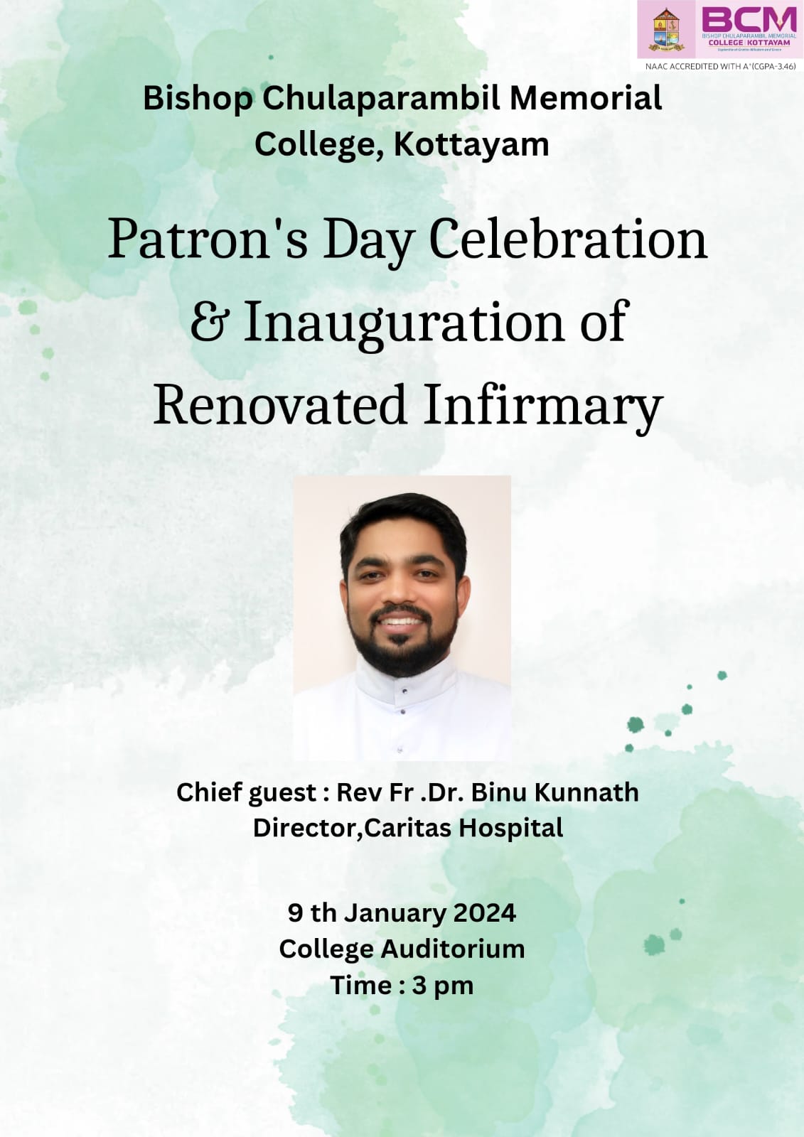Patrons Celebration and Inauguration of Infirmary